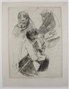 ALBERT BESNARD Group of 6 etchings.